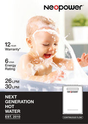 NEOPOWER 26LT CONTINUOUS FLOW HOT WATER SYSTEM