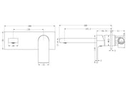 Vitra Wall Basin Mixer Gun Metal Grey - PLUMBCORP BATHROOM & KITCHEN CENTRE