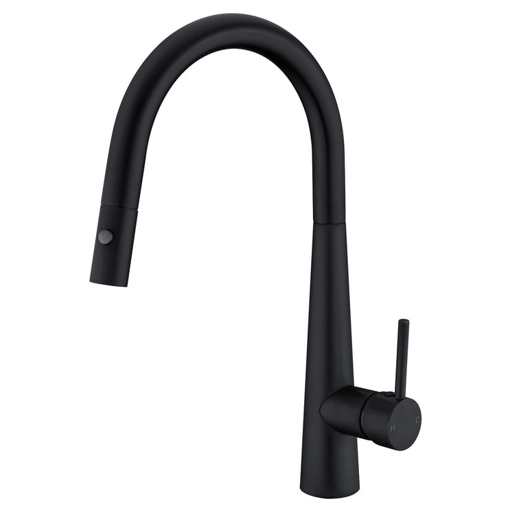 Dolge Pull Out Sink Mixer With Vegie Spray Function Black - PLUMBCORP BATHROOM & KITCHEN CENTRE