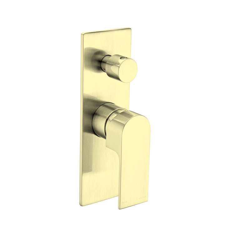 Vitra Shower Mixer With Diverter Gold - PLUMBCORP BATHROOM & KITCHEN CENTRE